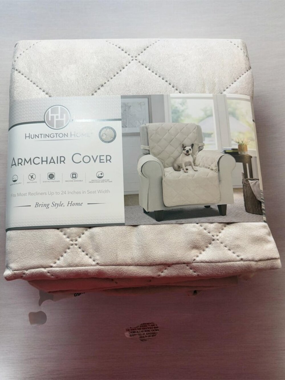 Huntington Home Armchair Cover (Off White/Cream) NWT